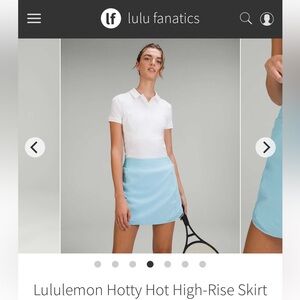 Lululemon High rise Skirt